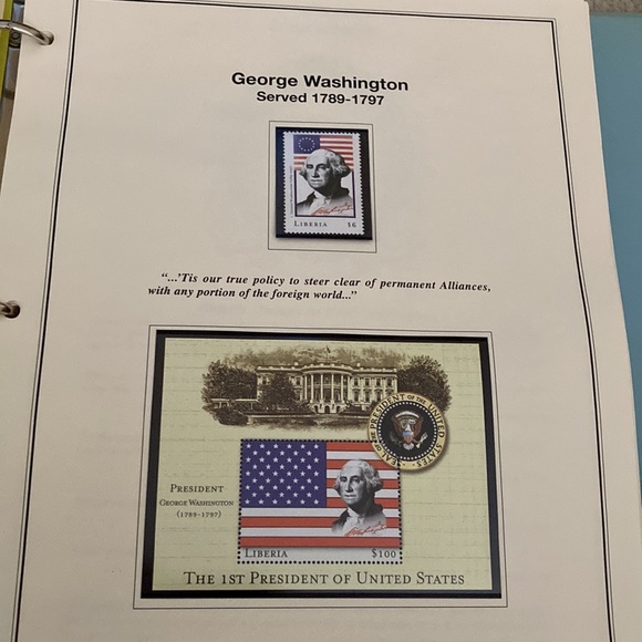 Stamp book: America Presidents - Picture 6 of 13